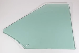 Quarter Glass Green Tint LH 68-72 Chevy II Nova Coupe; 71-72 Ventura Coupe - Picture 1 of 3