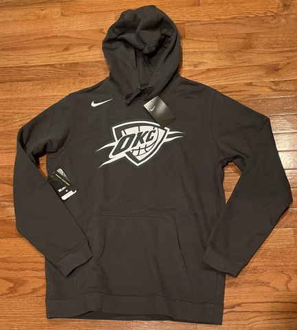 Nike Men's Oklahoma City Thunder City Edition Logo Fleece Hoodie NWT Large Cover