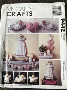 McCall's Sewing Pattern P442 Christmas Angel Wallhanging, Tree Topper Garland - Picture 1 of 4