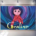 Coraline Party Supplies Birthday Decoration Backdrop Banner Poster Vinyl 5x3ft