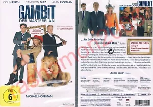 DVD GAMBIT EXTENDED VERSION Colin Firth Cameron Diaz Alan Rickman Region 2 NEW - Picture 1 of 1
