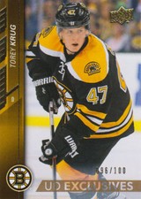 15-16 Upper Deck EXCLUSIVES xx/100 Made! Torey KRUG #266 - Bruins