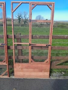 Professionally built Aviary door panels