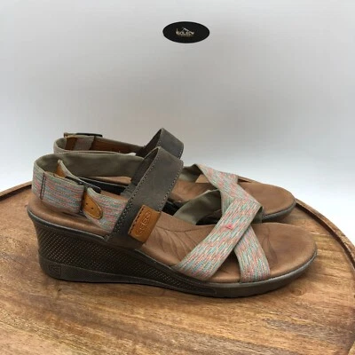 Sandalias Keen Vapor Skyline para mujer talla 8 cuña correa al tobillo zapatos 1014313 Foto 1 de 4