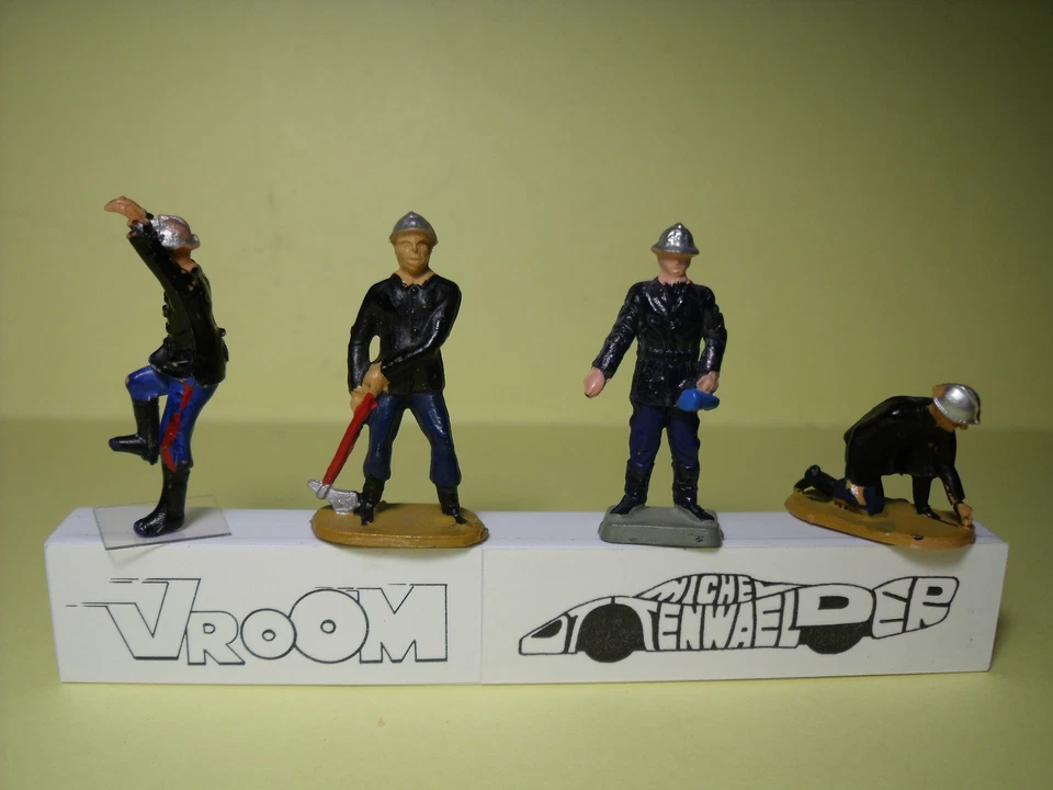 NO 1/43  FIGURINES 1/50  SET 276  LES POMPIERS  VROOM  NOT PEINT  NOREV ELIGOR - Photo 1/1