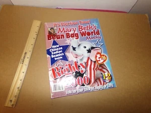 TY Beanie Babies Mary Beth’s Magazine Bean Bag World RIGHTY 2000 - Picture 1 of 3