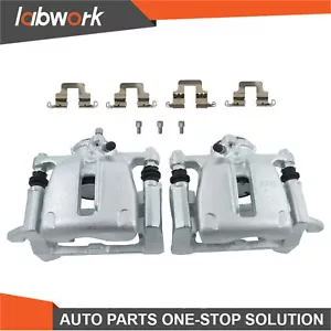 2x Rear Side Disc Brake Caliper w/Bracket for Audi A4 A5 Quattro 2009-2012 Q5 - Picture 1 of 13