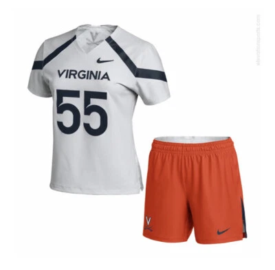 2 Nike Virginia Cavaliers Digital HyperElite Lax Jersey Womens M White/Orange - Image 1 of 4