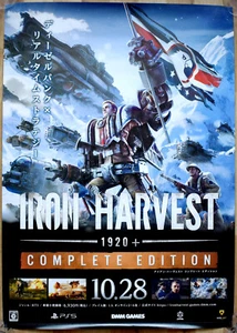 Iron Harvest RARE PS5 51.5cm x 73cm Japanese Promotional Poster - Picture 1 of 1