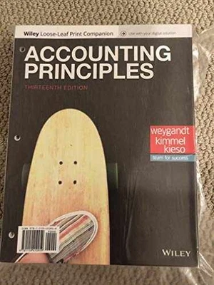 Accounting Principles - Loose Leaf, by Weygandt Jerry J.; Kimmel - Acceptable n - Image 1 of 2