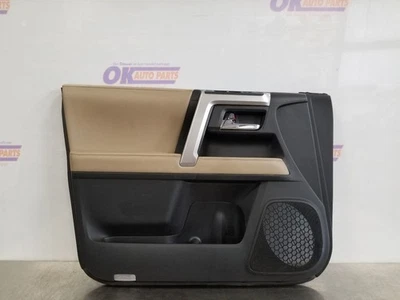 21 2021 TOYOTA 4 RUNNER SR5 FRONT DOOR TRIM PANEL TAN CLOTH LEFT DRIVER - Image 1 of 4