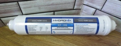 Sealed Hydronix ICF-10Q Inline Coconut Filter  2,000 gal  1/4" Quick Connect NEW - Image 1 of 4
