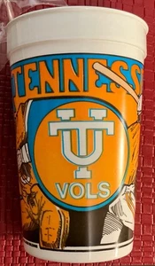 Bicchiere plastica Hardees vintage vintage 1983 Università di TN Vols raro - Foto 1 di 5