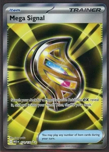 Mega Señal - 171/132 JCC Pokémon Mega Evolución Ultra Raro Entrenador Tarjeta Pokémon - Imagen 1 de 2