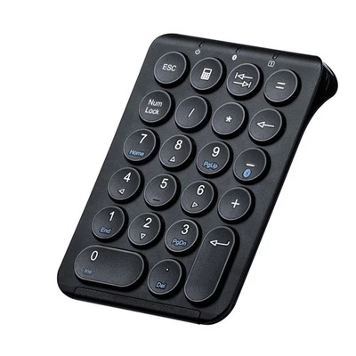 Bluetooth Numeric Keypad, Rechargeable Wireless Ten Key Number Pad, 22-Key Po... - Image 1 of 4