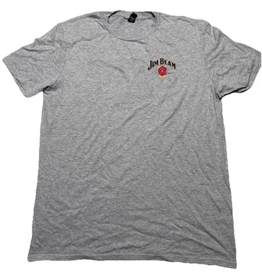 Camisa gris Jim Beam Bourbon Whiskey EE. UU. para hombre talla mediana Foto 1 de 4