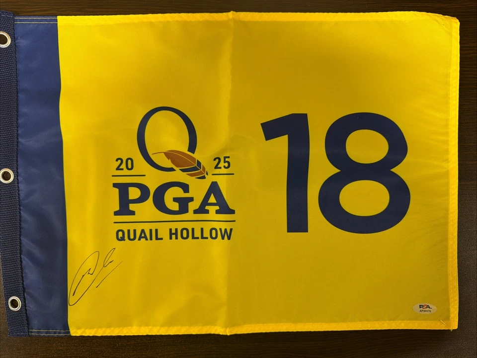 Min Woo Lee Signed Autographed 2025 PGA Championship PSA DNA COA Let Him Cook - Image 1 of 1