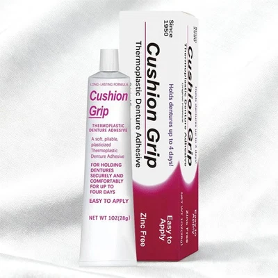 AS SHOW *Cushion&Grip# Thermoplastischer Zahnersatzkleber - 1 Unze/28g
