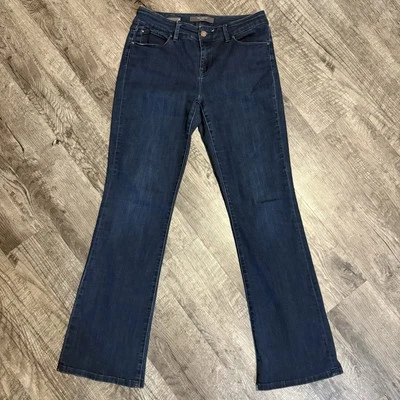 Jeans feminino THE LIMITED 10R azul curvilíneo bootcut denim - Imagem 1 de 4