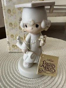 Precious Moments The Lord Bless You And Keep You 1980 Mädchen Figur E-4721 Neu aus altem Lagerbestand - Bild 1 von 8