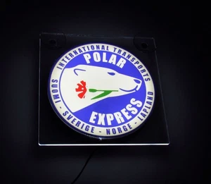 CAJA DE LUZ CAMIÓN POLAR EXPRESS ESQUINA LED CAMIÓN DE CARGA 24V PARABRISAS PLEXIGLÁS - Imagen 1 de 3