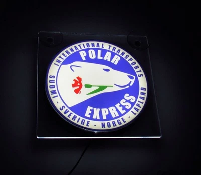 CAJA DE LUZ CAMIÓN POLAR EXPRESS ESQUINA LED CAMIÓN DE CARGA 24V PARABRISAS PLEXIGLÁS - Imagen 1 de 3