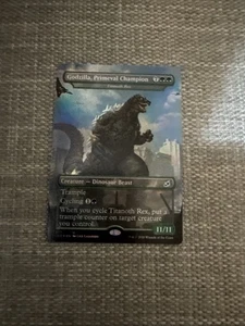 Godzilla, Primeval Champion - Titanoth Rex Ikoria: Lair of Behemoths Foil - Picture 1 of 2