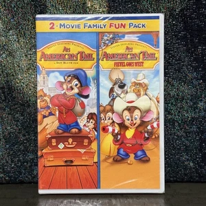 An American Tail + Fievel Goes West 2-Disc DVD Set - Sealed Brand New - Picture 1 of 3