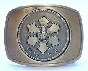 Scouts of China (Taiwán) - Líder Scout Oficial BRONCE 1994 Hebilla de Metal - Imagen 1 de 1