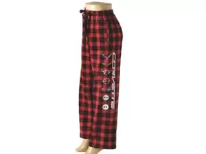 Pantalones de pijama Corvette Generations rojo y negro franela - Imagen 1 de 1