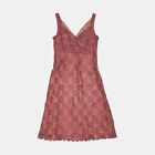Phase Eight A-Line Dress / Size 12 / Short / Womens / Pink / Silk