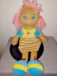 Playmaker Toys Lollypop rag doll Plush- Pink hair - Picture 1 of 6