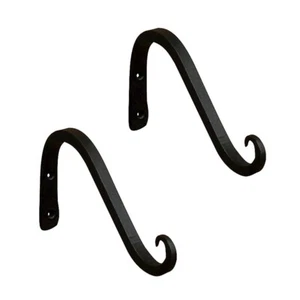 ACHLA 6" Angled Upcurled Bracket 2-Pack, Black Powdercoat - TSH-07-2 - Picture 1 of 1