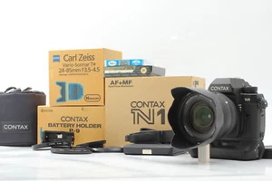 [MINT+++ in Box / P-9] Contax N1 Film Camera Vario Sonnar 24-85mm F3.5-4.5 JAPAN - Picture 1 of 23