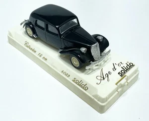 SOLIDO CITROEN 15 CV BLACK 4032 MODEL CAR 1:43 SCALE - Picture 1 of 2