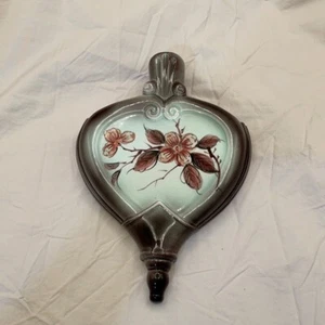H.I. Co 1953 Antique “Fern” Plant Ceramic Wall Sconce - Picture 1 of 11