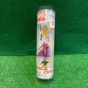 Marvel Heroes Face Off Figures Magneto, Wolverine, Cyclops - Picture 1 of 2