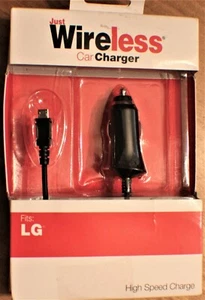 Just Wireless High Speed Car Charger for LG, Black - Picture 1 of 2
