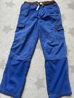 Mini Boden Boys Royal Blue Zip Off Techno Trousers & Shorts - Suit 10 11 12 Y