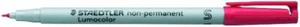 STAEDTLER Folienstift Lumocolor S non-permanent 311-2 rot OHP Pen Marker NEU - Bild 1 von 3