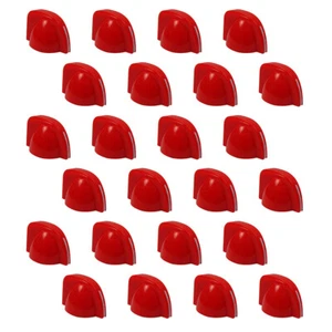 FLEOR 20pcs Red Mini Chicken Head Knobs Guitar Amp Amplifier Effect Pedal Knob - Picture 1 of 7