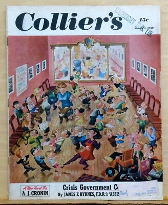 Collier's Magazine - March 4, 1950 - Berenstain cover - Kukla, Fran & Ollie - Image 1 of 2