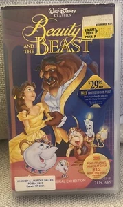 Walt Disney Beauty And The Beast Vintage VHS Original Classic - Picture 1 of 5