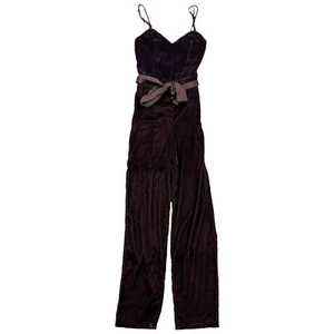 Nuevo con etiquetas Mono Mameluco Abercrombie & Fitch Terciopelo Terciopelo Marrón Chocolate Talla XXST - Imagen 1 de 5
