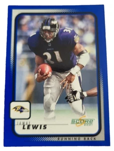2001 Score #13 Jamal Lewis Baltimore Ravens NFL Football Card (F4 - Picture 1 of 2