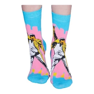 Freddie Mercury Socks/Gift Socks/Novelty Socks/Cute Socks/Unisex Socks - Picture 1 of 1