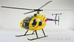 Pintura Amarillo Azul MD500E ARF RC Helicóptero Fuselaje 600 Talla V2 Versión - Imagen 1 de 9