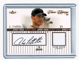 MLB 2004 FLEER CLASSIC CLIPPINGS ANDY PETTITTE AUTOGRAPH & JERSEY #43/149 - Bild 1 von 2