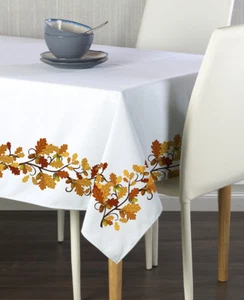 Fall Foliage Border Tablecloths - Assorted Sizes! - Picture 1 of 1