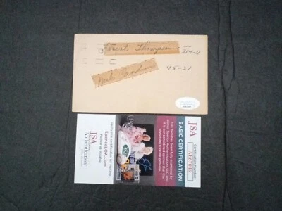 Forrest Thompson & Milo Candini Signed Philadelphia Phillies Card JSA COA -1 # - Image 1 of 3